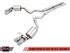 AWE Tuning Touring Edition Cat-back Exhaust - Quad Chrome Silver Tips for Ford Mustang GT 3015-42102