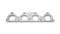 Vibrant Mild Steel Exhaust Manifold Flange for Honda/Acura B-Series motor 1/2in Thick