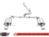 AWE Tuning Touring Edition Exhaust for VW Golf Alltrack /Sportwagen 4Motion Chrome Silver Tips 3015-32098