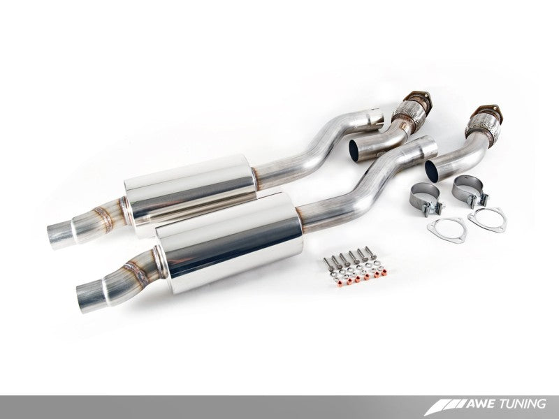 AWE Tuning Resonated Downpipes for Audi 3.0T S4 / S5 / A6 / A7 3215-11030