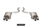 Corsa 2015-2020 Ford Mustang GT350/R 5.2L V8 Dual Rear Axle-Back- Stainless Dual Rear Exit