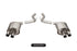 Corsa 2015-2020 Ford Mustang GT350/R 5.2L V8 Dual Rear Axle-Back- Stainless Dual Rear Exit