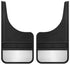 Husky Liners Universal 12in Wide Black Rubber Front Mud Flaps w/ Weight