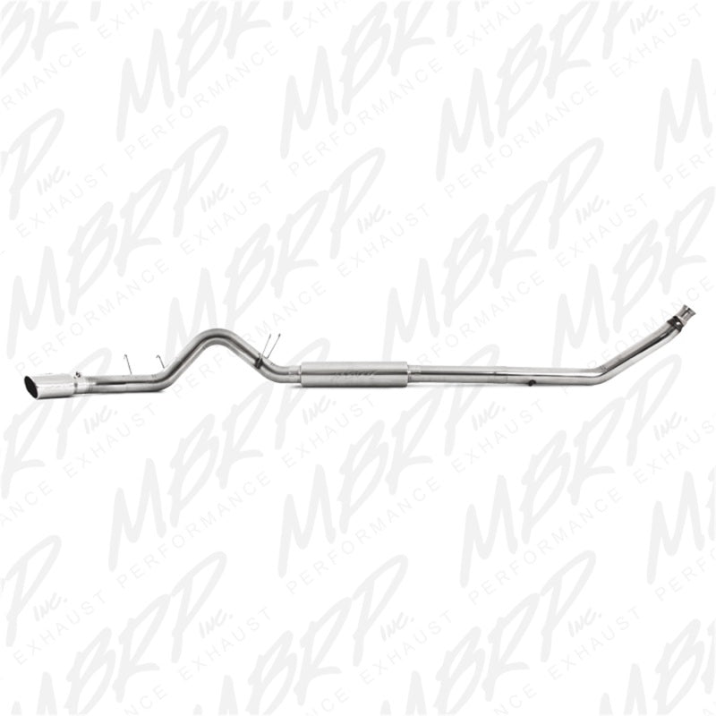 MBRP T409 4"Turbo Back Single Side(94-97Hanger HG6100 req.)For 94-02Dodge 2500/3500 Cummins S6100409