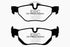 EBC 13+ BMW X1 2.0 Turbo (28i) Ultimax2 Rear Brake Pads