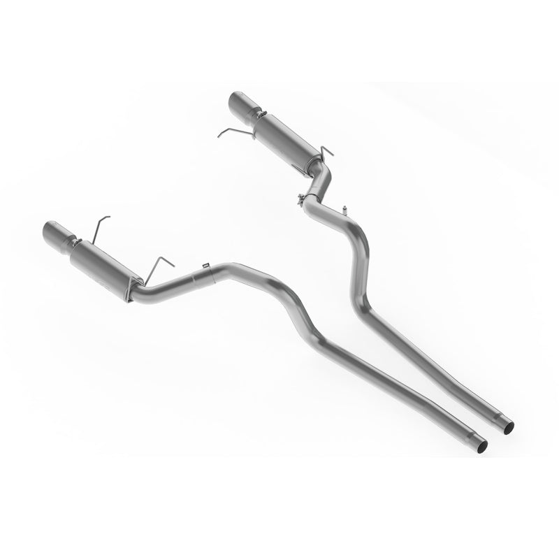 MBRP Dual Split Rear Race Version AL 3" Cat Back Exhaust Sys For 11-14 Ford Mustang GT 5.0L S7264AL