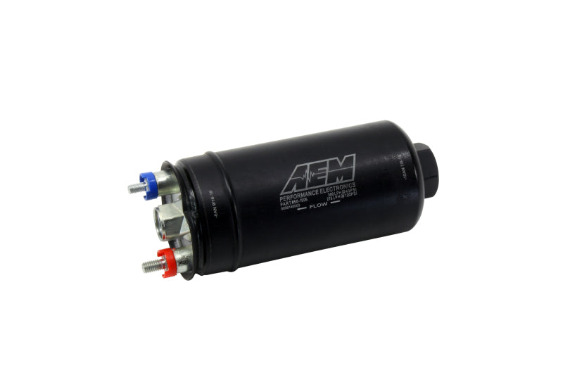 AEM 400LPH High Pressure Flow Fuel Pump -6AN Female Out, -10AN Female Inline - 50-1005