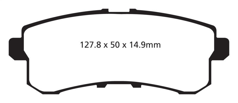 EBC 11-13 Infiniti QX56 5.6 Yellowstuff Rear Brake Pads