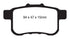 EBC 09-14 Acura TSX 2.4 Redstuff Rear Brake Pads