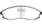 EBC 93-98 Nissan Skyline (R33) 2.5 GTS Redstuff Front Brake Pads