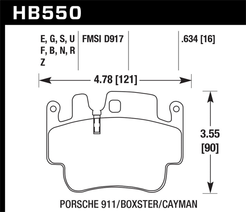 Hawk Performance Ceramic Street Brake Pads