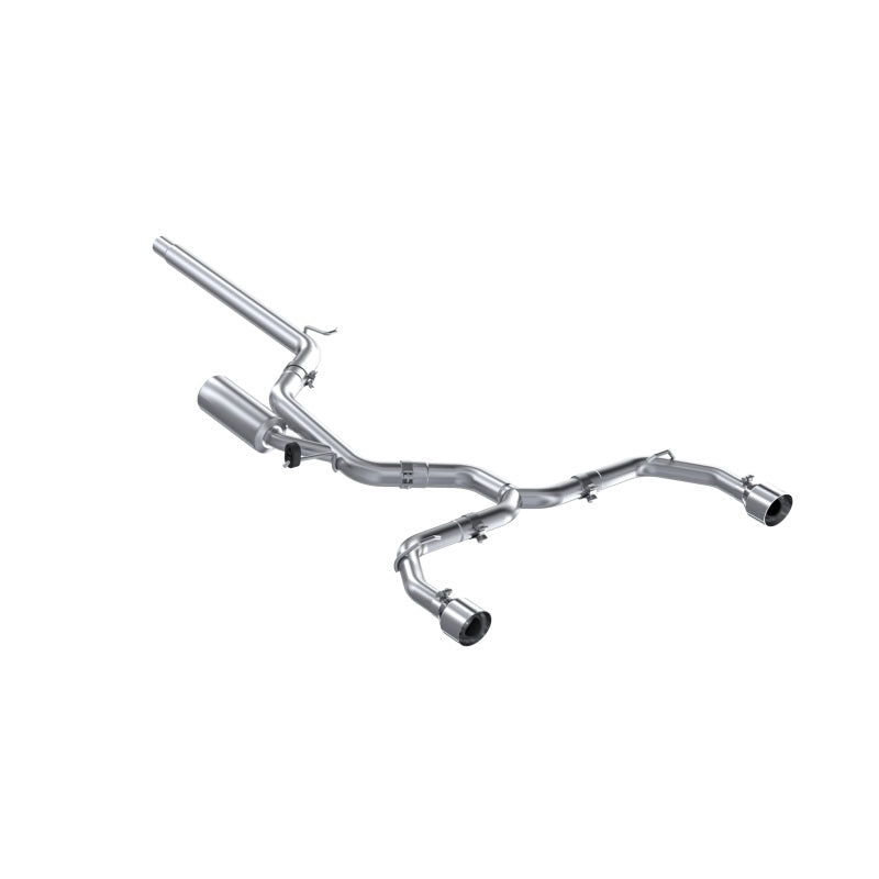 MBRP 3" Cat-Back Exhaust 2.5" Dual Split Rear 2022 Volkswagen Golf GTI MK8 T304 S4617304