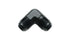 Vibrant -4AN 90deg Flare Union Fitting - Aluminum