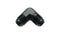 Vibrant -6AN 90deg Flare Union Fitting - Aluminum
