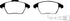 EBC 06-13 Audi A3 2.0 Turbo (Girling rear caliper) Redstuff Front Brake Pads