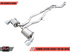 AWE Tuning Non-Resonated Touring Edition Exhaust 5" Chrome Silver Tips for Toyota Supra A90 3020-32058