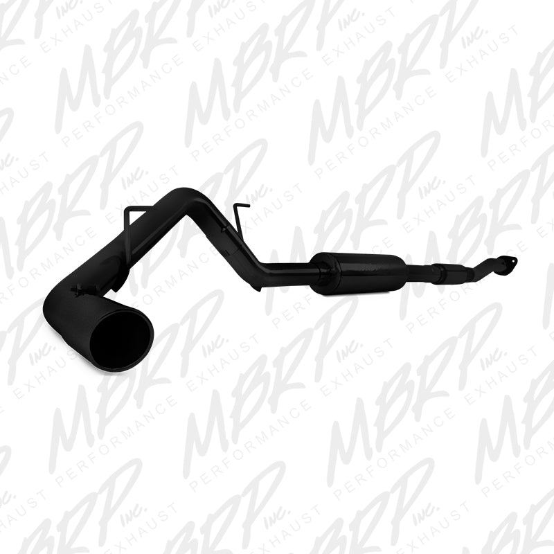 MBRP Exhaust, Single Side Exit Black Coated for 11-14 Ford F150 S5230BLK