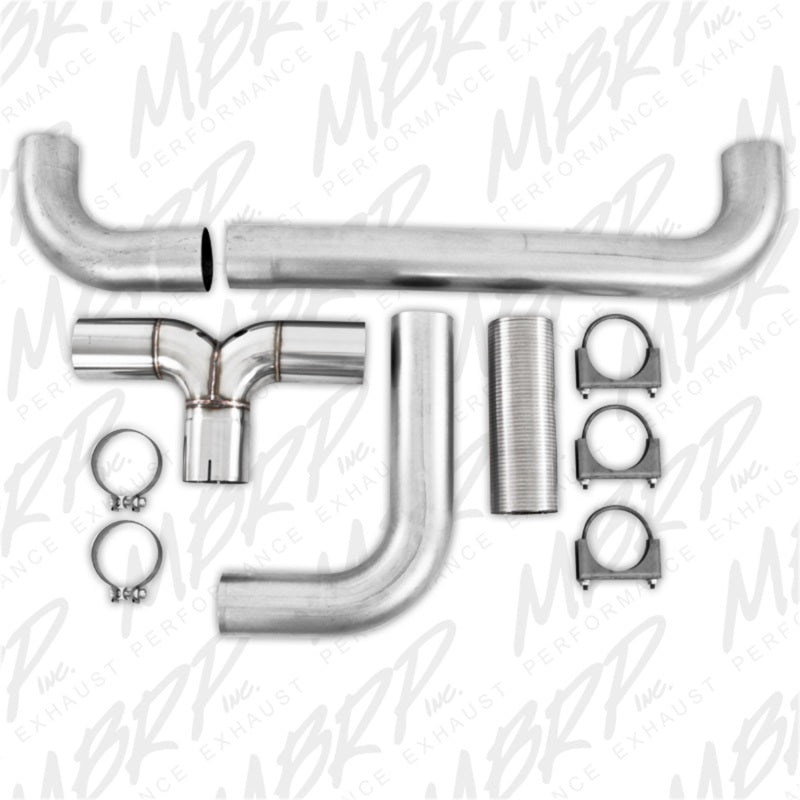 MBRP Universal Full size Pickup AL T pipe kit - UT2001