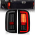 ANZO 2007-2013 Chevrolet Silverado1500/ 2500/ 3500 LED Tail Lights w/ Light Bar Black Housing Smoke