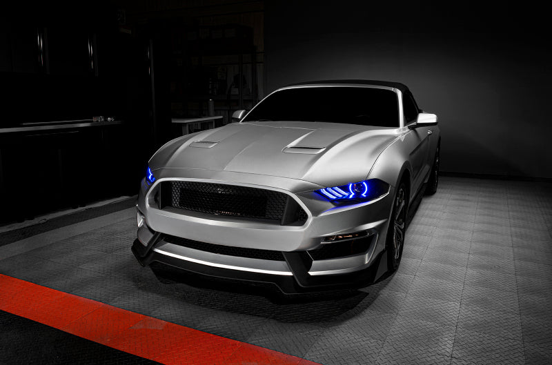 Oracle Lighting Dynamic ColorSHIFT LED Headlights - Black Series for 18-23 Ford Mustang 8204-332