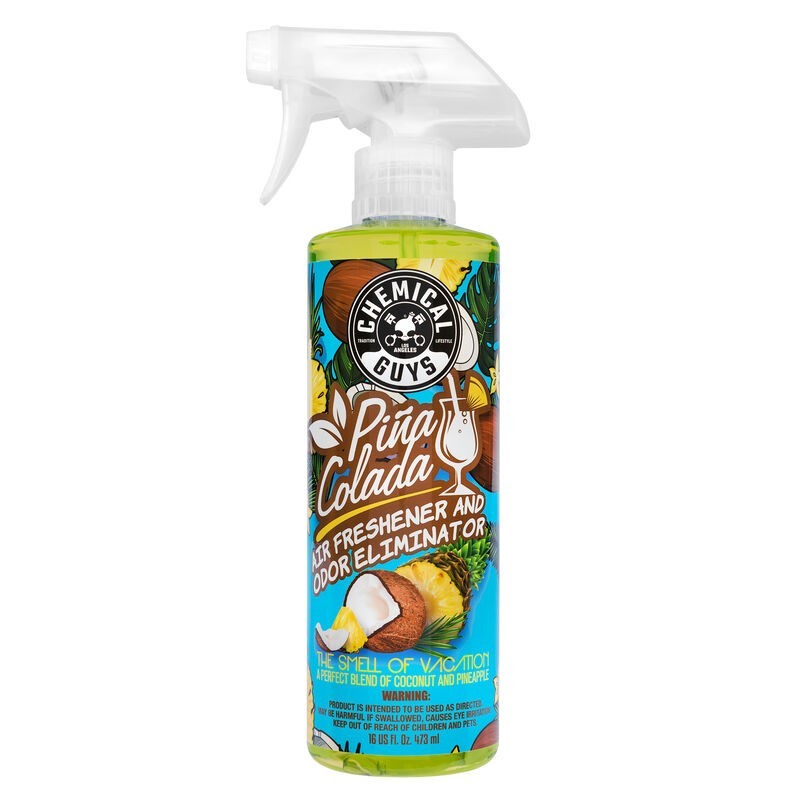 Chemical Guys Pina Colada Air Freshener & Odor Eliminator (Set of 6 x 16 Oz. Bottles) AIR22916