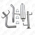 MBRP 2.5"Cat Back AL Single Rear Exit Off-Road Tail No tip For 07-14 Toyota FJ 4.0L V6 S5310AL