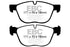 EBC 07-10 BMW X5 3.0 Yellowstuff Front Brake Pads