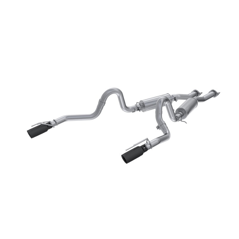 MBRP 2.5"Cat Back AL Steel Dual Rear Exit w/ 3.5"Black Tips For 99-04 Ford Mustang GT 4.6L S7221ALBT