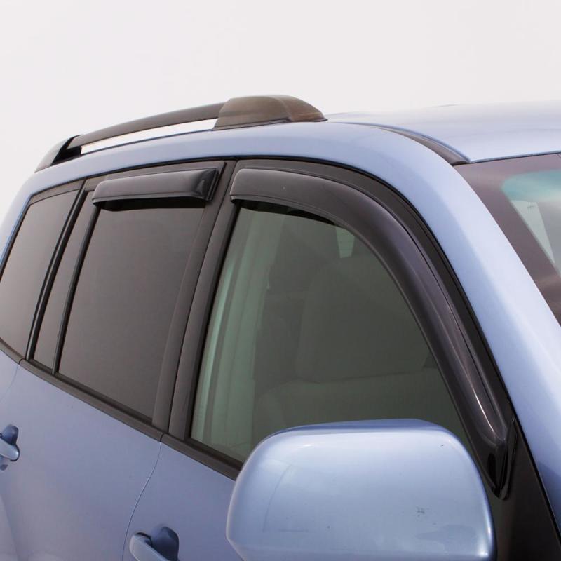 AVS 02-08 Ford Crown Victoria (Long Rears) Ventvisor Outside Mount Window Deflectors 4pc - Smoke