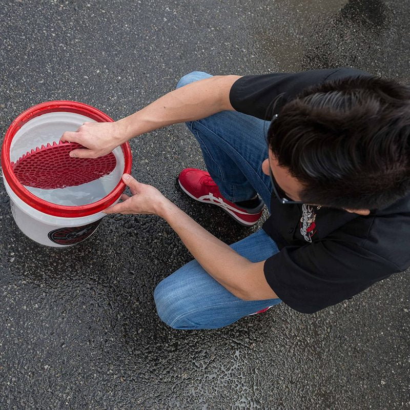 Chemical Guys Cyclone Red Dirt Trap Car Wash Bucket Insert (Set of 12) DIRTTRAP02