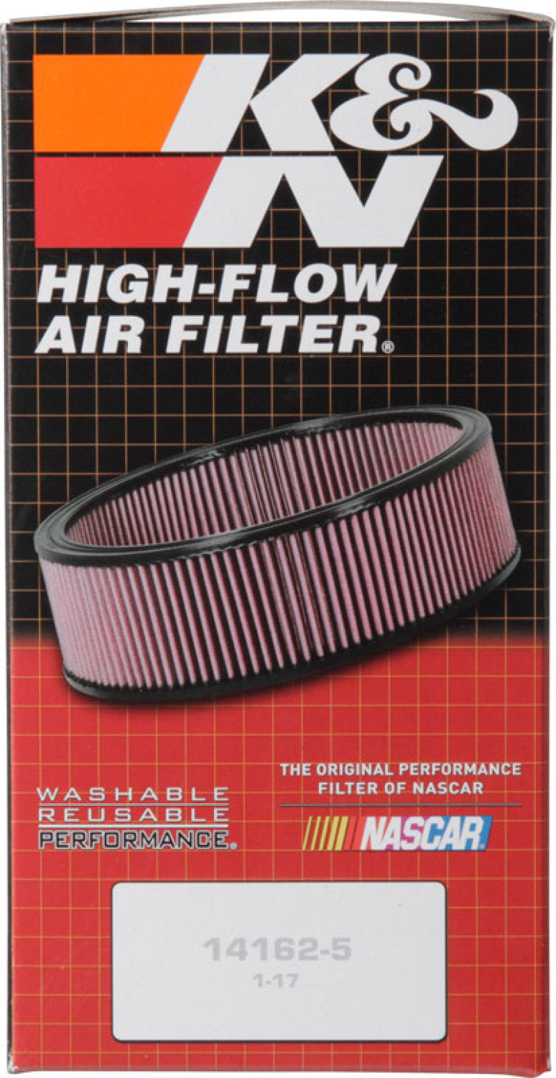 K&N Custom Round Air Filter Assembly 5-1/8in FLG / 9in OD x 4-1/8in HW/VENT 60-1120