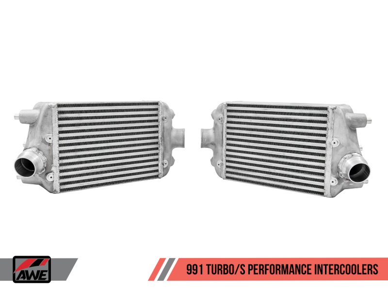 AWE Tuning Performance Intercooler Kit for Porsche 991 (991.2) Turbo/Turbo S 4510-11050