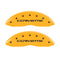 MGP 4 Caliper Covers Engraved Front & Rear C6/Corvette Yellow finish black ch