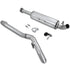 MBRP Exhaust, Single Rear Exit Aluminized for 04-06 Jeep Wrangler (TJ) Unlimited 4.0L I-6 S5520AL