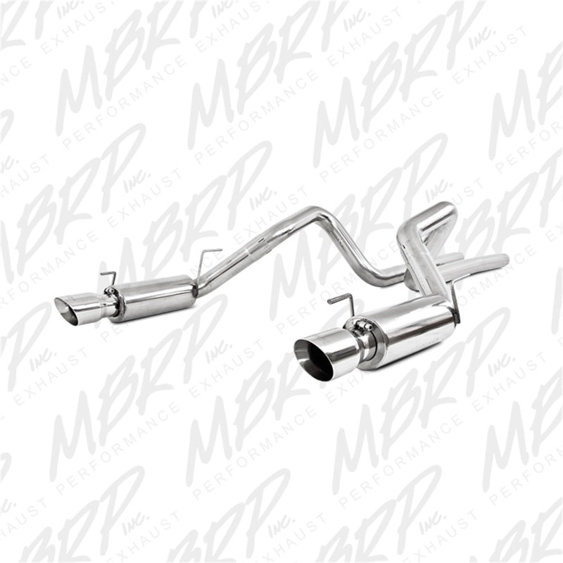 MBRP 3"Cat Back, Dual Split Rear Race Version T409 4" Tips Exhaust System S7270409