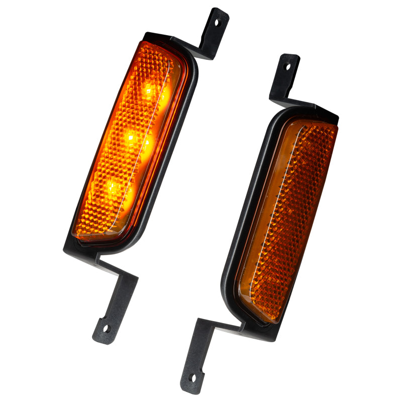 ORACLE Lighting Oculus Amber/White Switchback Bi-LED Projector Headlights for 2021+ Ford Bronco 5886-023