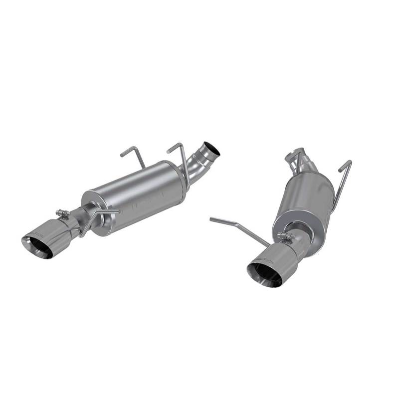 MBRP 3"Dual Muffler Axle Back Split Rear AL Exhaust System For 11-14 Ford Mustang V6 S7227AL