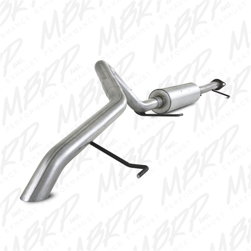 MBRP 2.5"Cat Back AL Single Rear Exit Off-Road Tail No tip For 07-14 Toyota FJ 4.0L V6 S5310AL