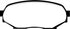 EBC 90-93 Geo Storm 1.6 Greenstuff Front Brake Pads