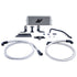 Mishimoto 11-19 Ford 6.7L Powerstroke Performance Oil Cooler Kit - Silver