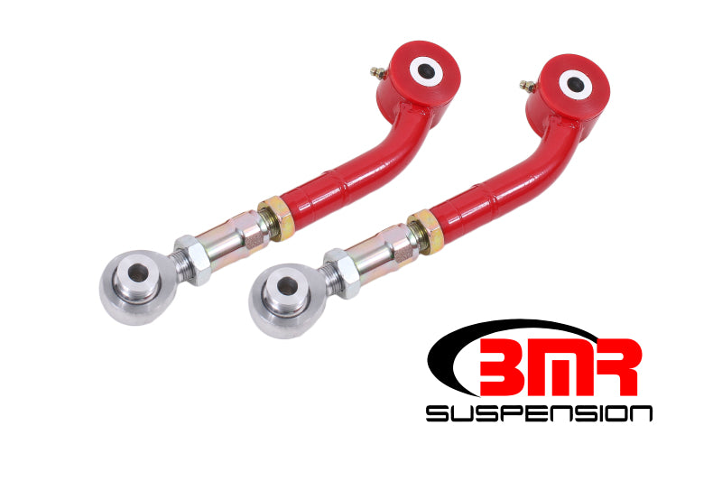 BMR 08-17 Challenger Upper Trailing Arms w/ On-Car Adj. Poly/Rod Ends - Red