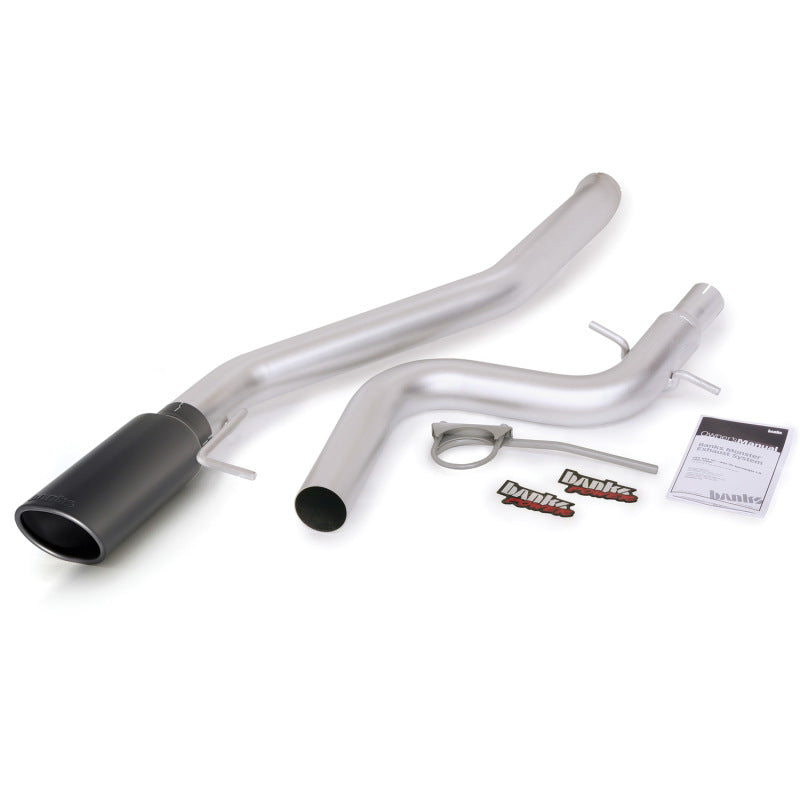 Banks Power Monster Exhaust System- Single Exhaust for 09-10 VW Jetta 2.0L TDI w/ Black Tip 46180-B