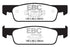 EBC 2016-2017 Smart Fortwo 0.9L Turbo Greenstuff Front Brake Pads