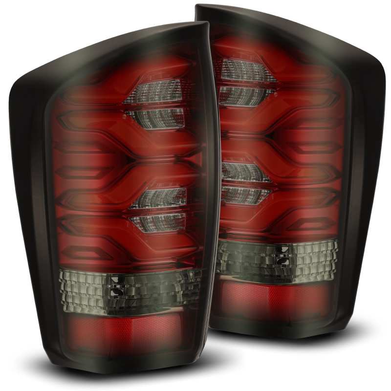 AlphaRex PRO-Series LED Tail Lights Red Smoke for 16-20 Toyota Tacoma 680020