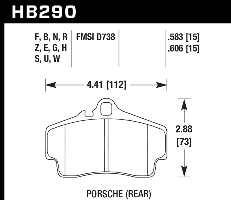 Hawk Performance Ceramic Street Brake Pads