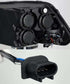 AlphaRex LUXX LED Projector Headlights Plank Style Black for 09-18 Dodge Ram 1500HD 880539