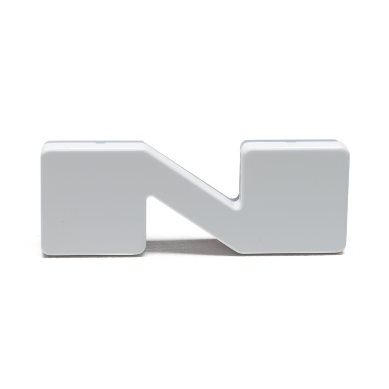 ORACLE Lighting Universal Illuminated Amber LED Letter Badges (Matte White Surface Finish) - N 3140-N-005