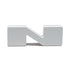 ORACLE Lighting Universal Illuminated Amber LED Letter Badges (Matte White Surface Finish) - N 3140-N-005