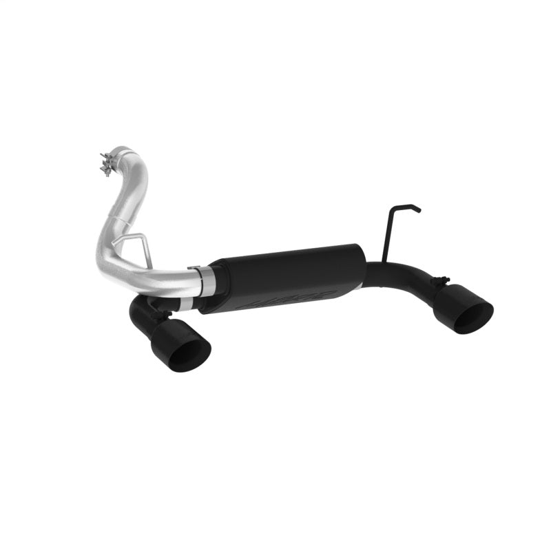 MBRP 2.5" Dual Rear Exit Axle Back BLK Exhaust For 18-24 Jeep Wrangler (JL)2/4-DR 3.6L S5529BLK