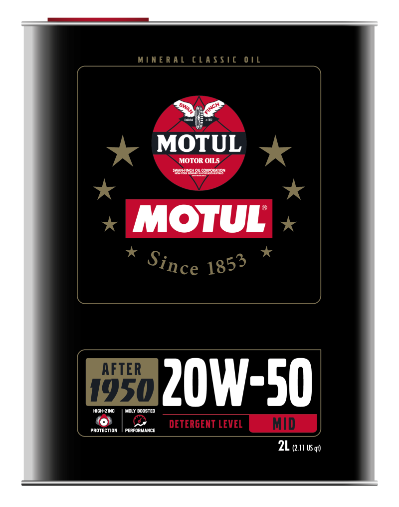 Motul 20W50 Classic Performance Oil - 10x2L